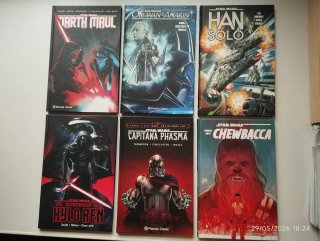 Pack de 6 cómics de Star Wars