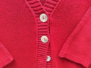 Cardigan vintage rosso Shake