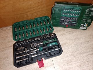 Juego de carraca y vasos Parkside