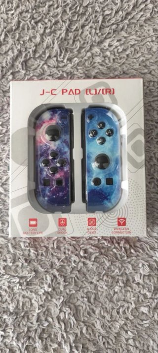 Mandos Nintendo Switch J-C Pad Galaxia