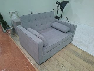 Sofá Cama Gris Tela NUEVO