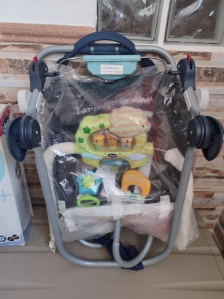 Hamaca bebé + parque infantil