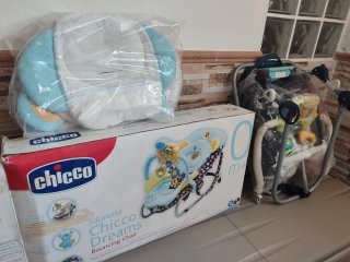 Hamaca bebé + parque infantil