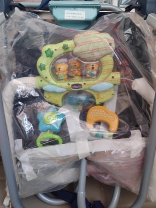 Hamaca bebé + parque infantil