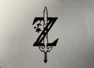 Decoración Zelda con Espada y Flores