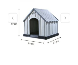 Casa para perro 91x92x87 cm comprada en kiwoko