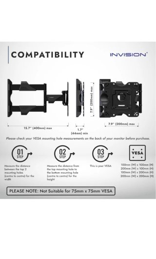 Soporte TV pared 26-43 pulgadas
