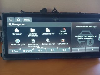 Pantalla navegador GPS Kia Niro