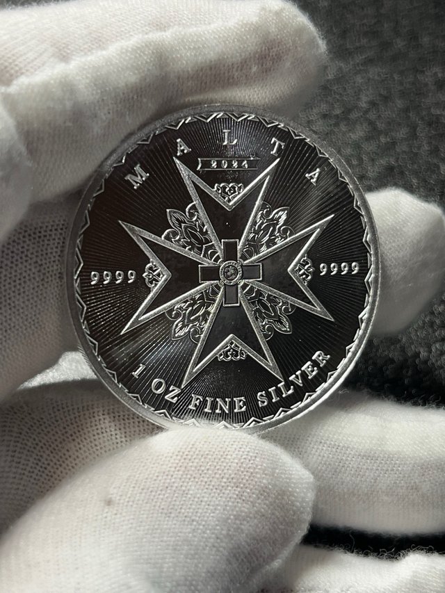Moneda Plata Malta 2024 1 onza 9999