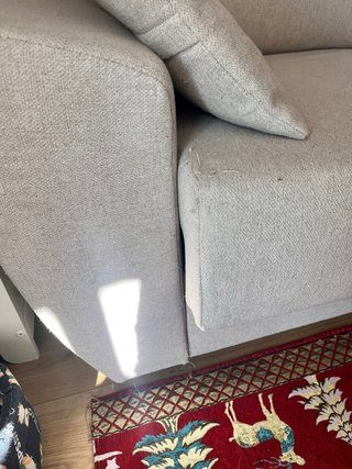 Sofá Cama Beige Tela