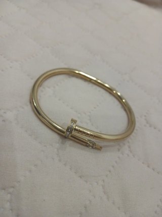 Pulsera Clavo Oro con Diamantes