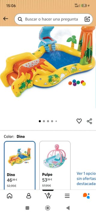 Piscina hinchable Intex tobogán Wet Set