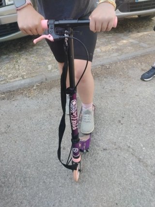 Patinete Oxelo niña morado