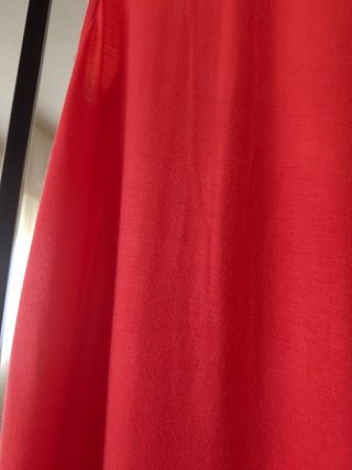 Blusa Cortefiel Roja Sin Mangas
