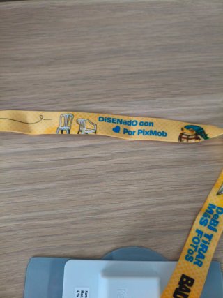 Lanyard Cámara Bad Bunny World Tour 2026