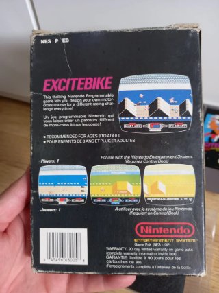 Juego Nintendo NES Excitebike