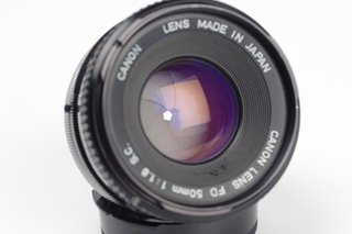 Canon FD 50mm f/1.8 S.C. Lente