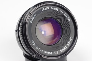 Canon FD 50mm f/1.8 S.C. Lente