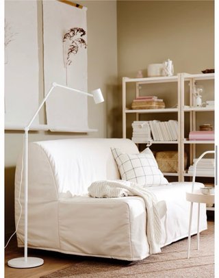 Divano letto a 2 posti Ikea Lycksele Lovas Beige