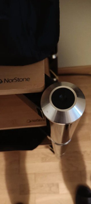 Mueble Hi-Fi Norstone Spider Negro/Marrón