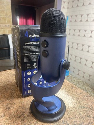 Micrófono Blue Yeti Azul