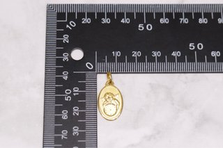 MEDALLA QUERUBÍN-RELOJ, ORO 18K/1.6g