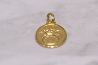 MEDALLA QUERUBÍN-RELOJ, ORO 18K/1.6g