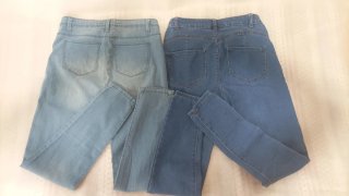 2 Pantalones Vaqueros Elásticos Mujer Talla 40