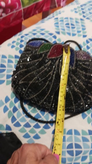 Bolso de fiesta lentejuelas y pedrería