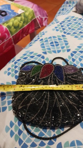 Bolso de fiesta lentejuelas y pedrería