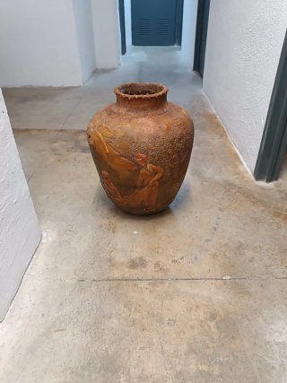 Vasija antigua de terracota