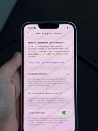 iPhone 14 Blanco 128GB 78% Batería