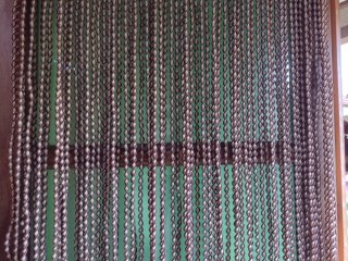 Cortina Mosquitera PVC Marrone/Verde 68x200cm