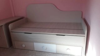 Escritorio con cama nido y comoda