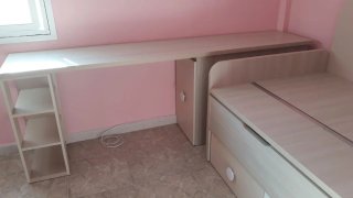 Escritorio con cama nido y comoda