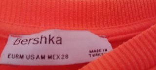 Sudadera naranja hombre