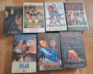 Películas vhs a 3 € unidad