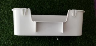 Cesto con ventosa TISKEN IKEA bianco