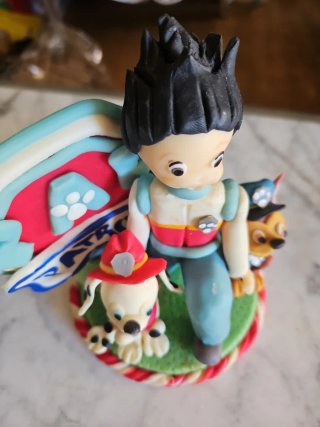 Figuras Patrulla Canina Porcelana Fría
