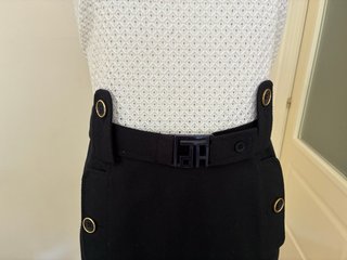 Vestido Pedro del Hierro Negro y Blanco