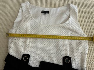 Vestido Pedro del Hierro Negro y Blanco