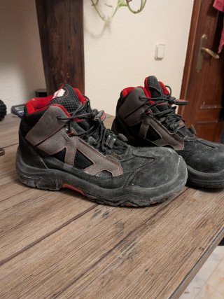 Zapatillas Seguridad Honeywell Talla 42 Negras Roj