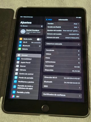 iPad mini 5 64GB negro