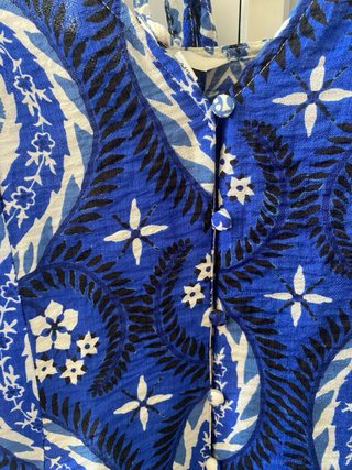 Vestido H&M Verano Azul Talla M