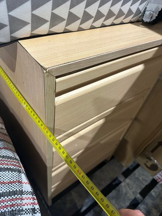 Cómoda de madera 5 cajones