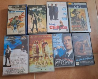 Películas VHS 3 € unidad