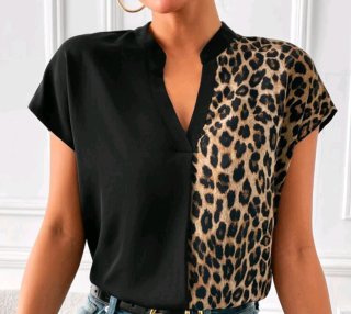 Camisa Leopardo Talla L