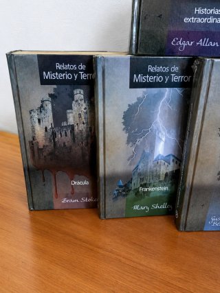 Lote 5 Libros Terror/Misterio ¡NUEVOS CON PLÁSTICO