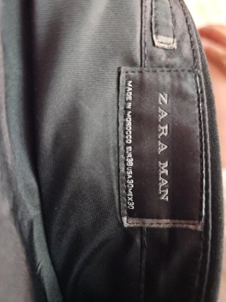 Traje Zara Negro Talla 46 Americana / 38 Pantalón