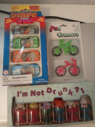 Lote Juguetes Kiosko: Coches, Bicicletas y Figuras